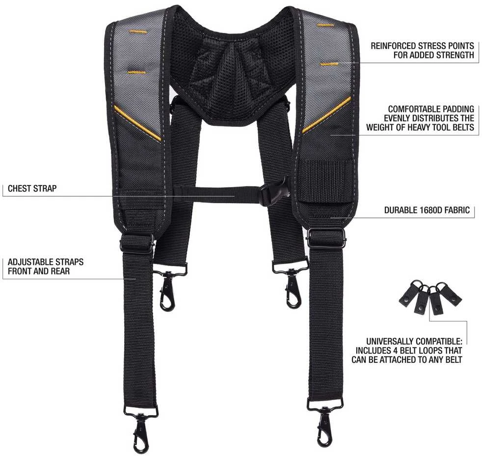 Paminkštintos petnešos ToughBuilt®
