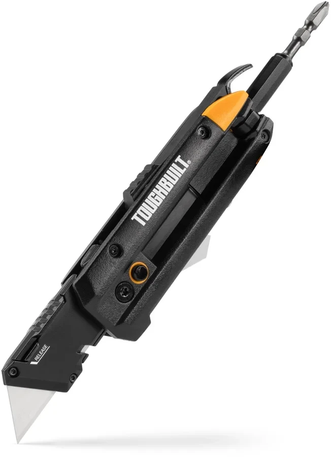 Toughbuilt Tvirtai sukonstruotas 5 viename TB-H4-12-IM daugiafunkcis trapecijos formos peilis