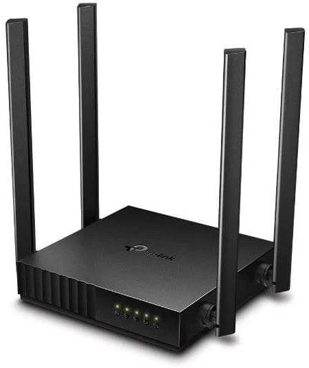 TP-LINK Archer C54 AC1200 dviejų dažnių WiFi maršrutizatorius, 4xLAN, 1xWAN, FE MU-MIMO, 3in1