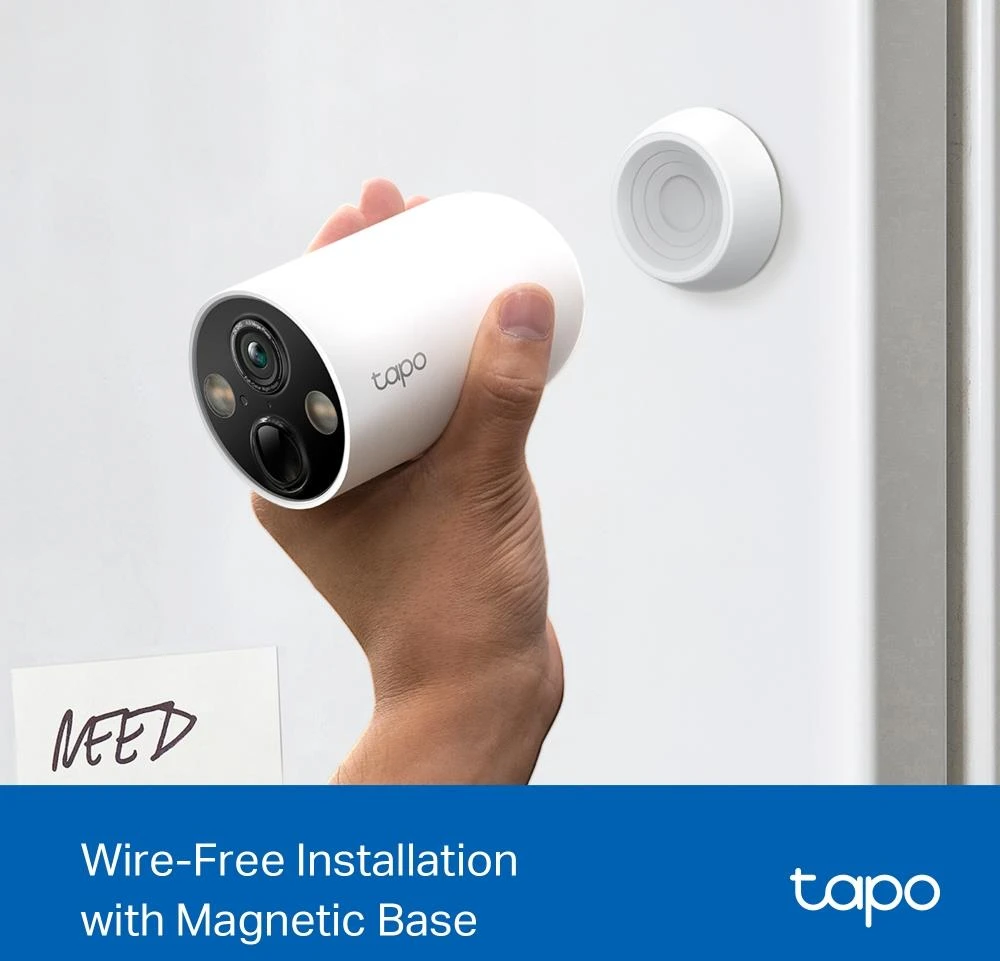 TP-LINK | Išmanioji belaidė apsaugos kamera | Tapo C425 | 24 mėn. | Kulka | 4 MP | F/2.1 | IP66 | H.264 | „MicroSD“, iki 512 GB