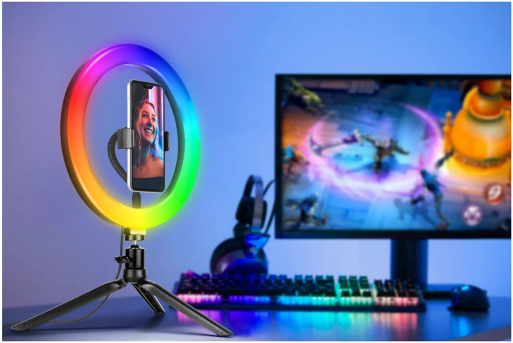 TRACER RING 26cm RGB mini tripod ring lamp