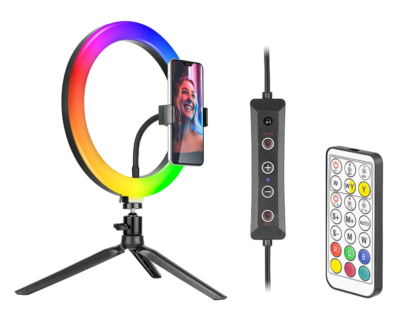 TRACER RING 26cm RGB mini tripod ring lamp