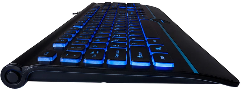 Klaviatūra žaidimams Tracer OFIS PRO su laidu membraninė su pašvietimu (na balta ir) juoda