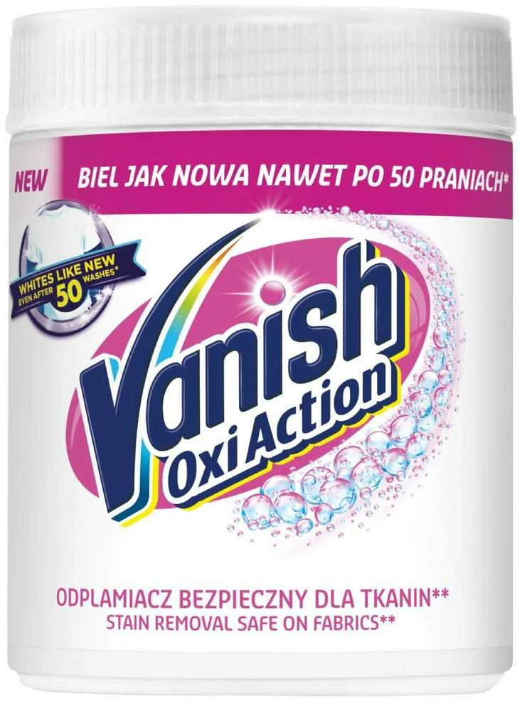 Dėmių valiklis VANISH OXI ACTION Baltas, 470 g