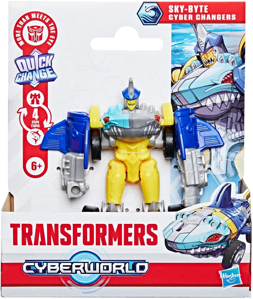Transformeris Transformers Armored Cyber Changers G0747, ,spalva/dizainas parenkami atsitiktine tvarka,