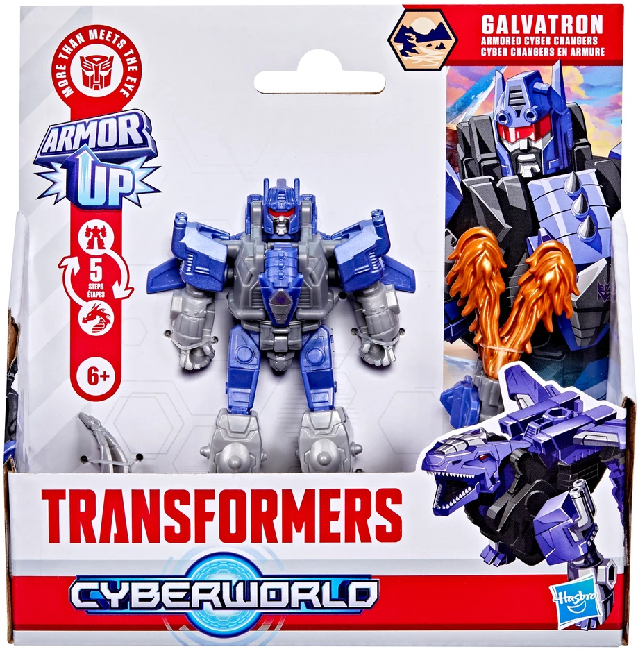 Transformeris Transformers Armored Cyber Changers G0747, ,spalva/dizainas parenkami atsitiktine tvarka,