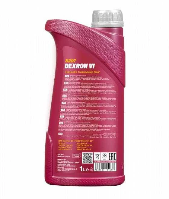 Automatinių pavarų dėžių alyva Mannol ATF Dexron VI, 1 l