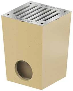 SELF Trapas su cinkuotom grotelėm Dn100 ACO #01581