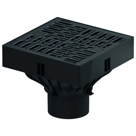 Trapas Aco DN 100 Self XtraPoint 25x25cm B 125, plastikas