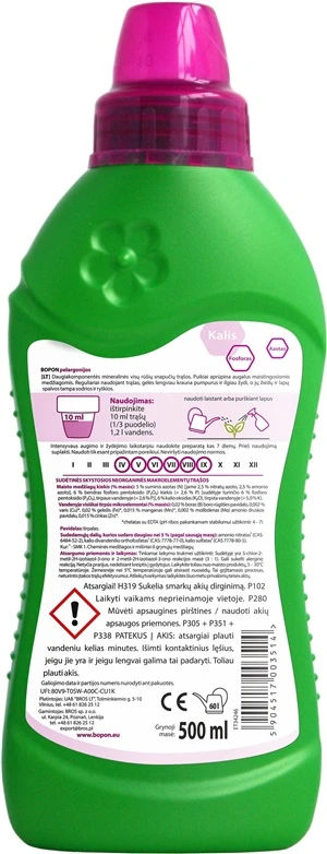 Pelargonijų trąšos BIOPON, 500 ml