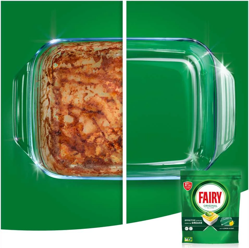Indaplovių tabletės Fairy Platinum All In One Lemon, 100 vnt., citrinų kvapo
