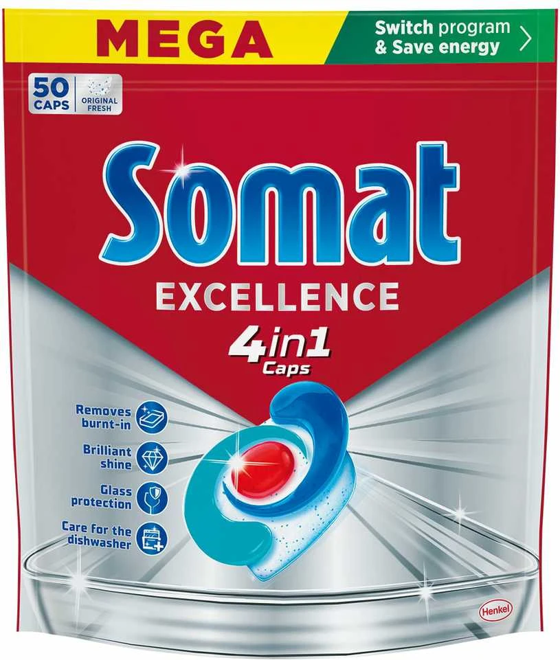 KAPSULĖS INDAPLOV SOMAT EXCELLENCE 50VNT