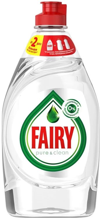 Indų ploviklis Fairy Pure & Clean, 0.9 l