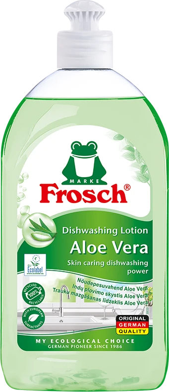 Indų ploviklis Frosch Aloe Vera Spüllotion, 500 ml