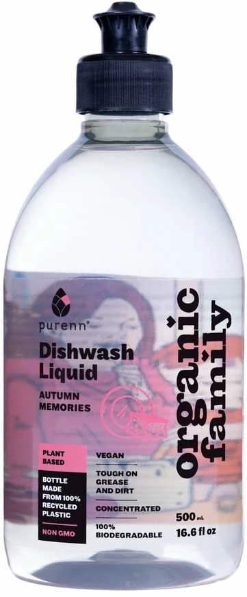Indų ploviklis Purenn alavijų ir bruknių kvapo, 0.5 l