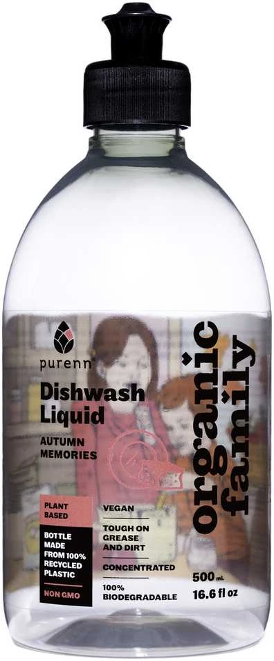 Indų ploviklis Purenn alavijų ir bruknių kvapo, 0.5 l