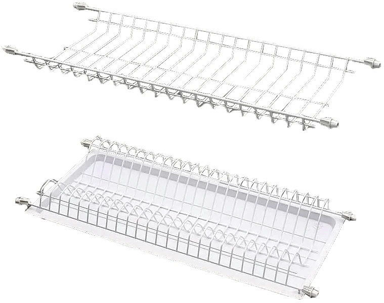 Indų džiovykla Rejs, 46.8 cm x 27.5 cm, plastikas/metalas, balta sp.