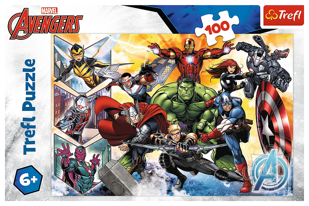 Trefl Dėlionė 100 vnt. - Keršytojai (The Avengers)