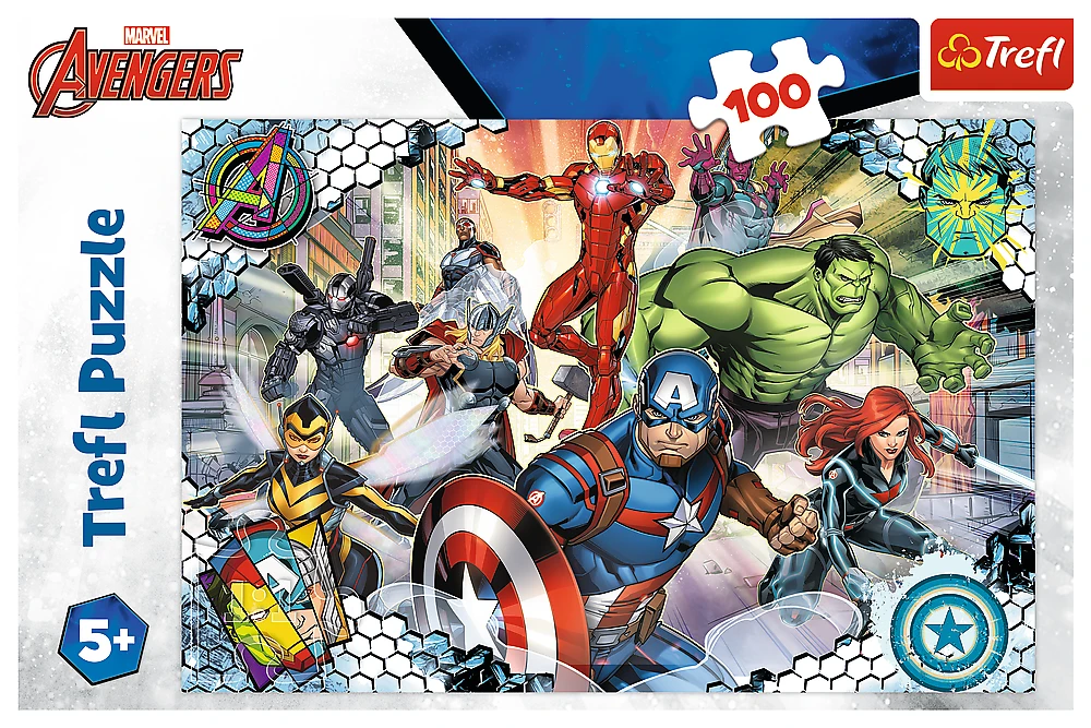 Trefl Dėlionė 100 vnt. - Keršytojai (The Avengers)