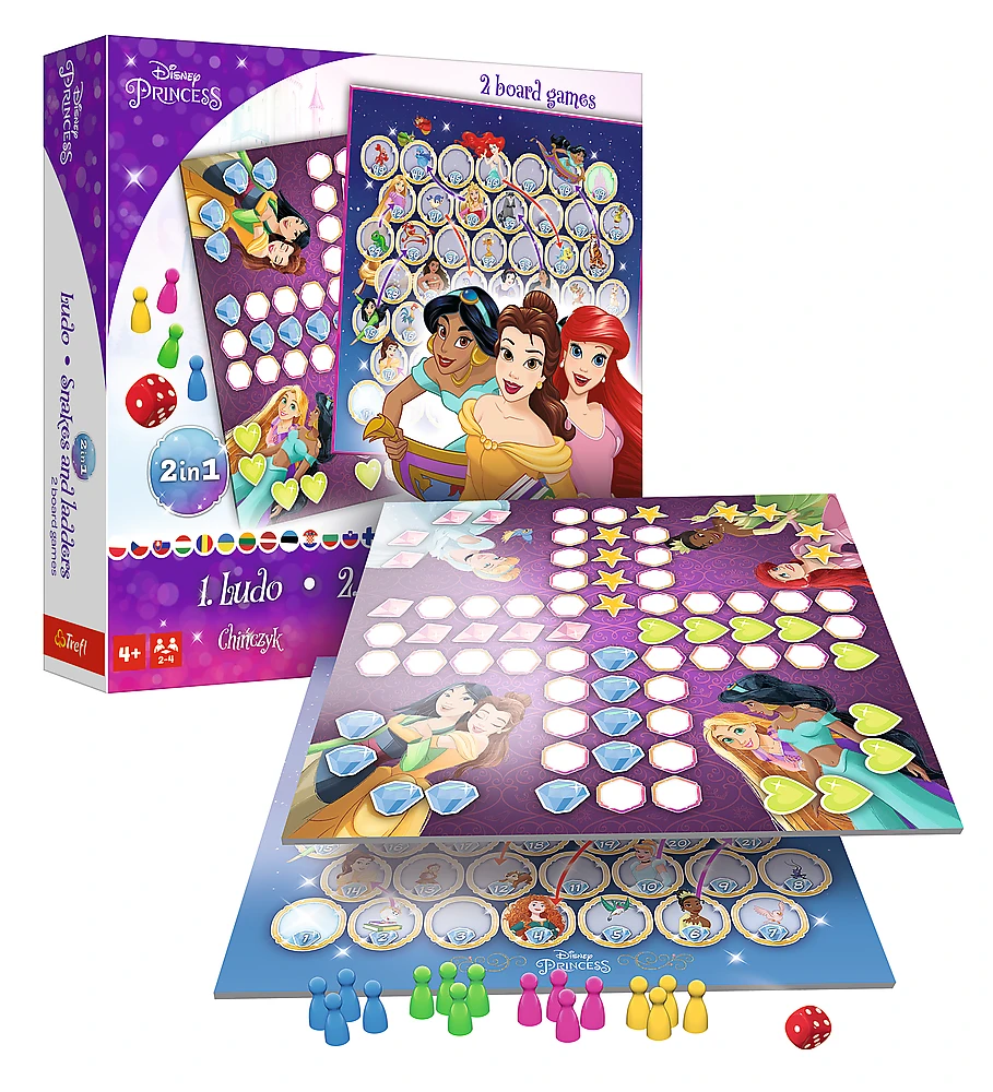 Disney Princess TREFL Stalo žaidimas 2 in 1 „Princesės“