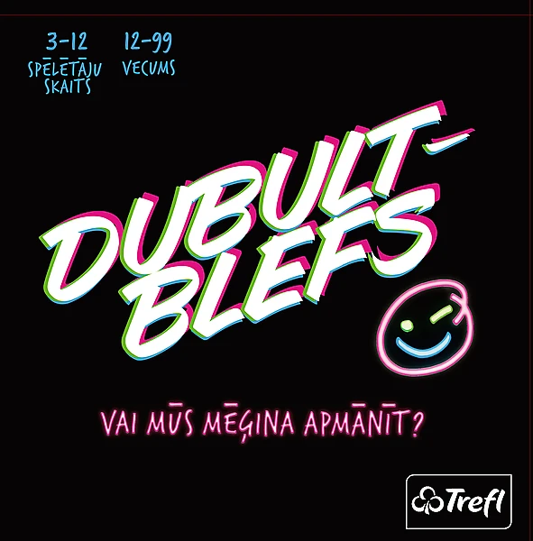 TREFL Stalo žaidimas „Dvigubas blefas“, Latvių kalba