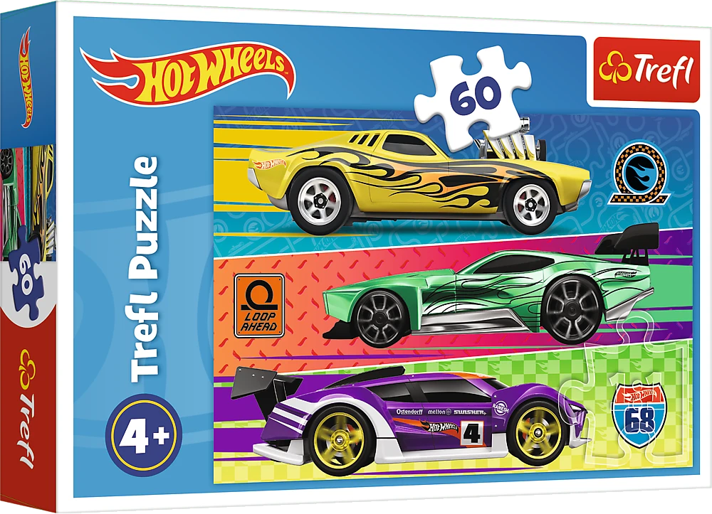 Trefl Dėlionė 60 vnt. - Hot Wheels
