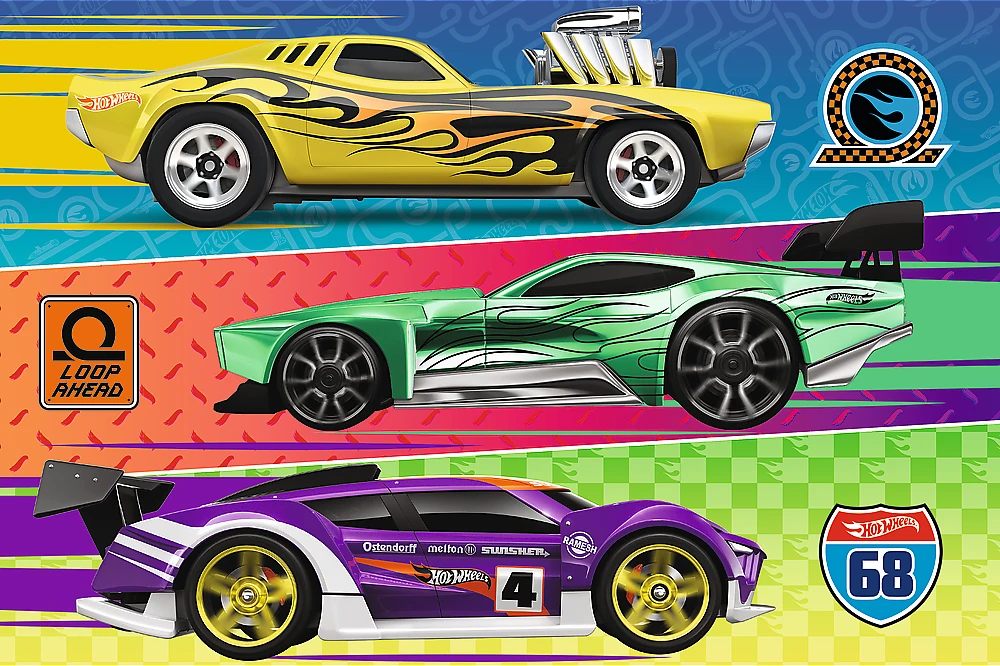 Trefl Dėlionė 60 vnt. - Hot Wheels