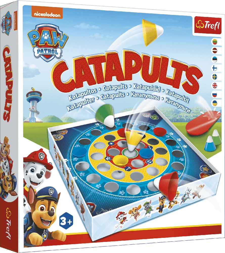 Trefl Stalo žaidimas Catapults „Šuniukai-patruliai“