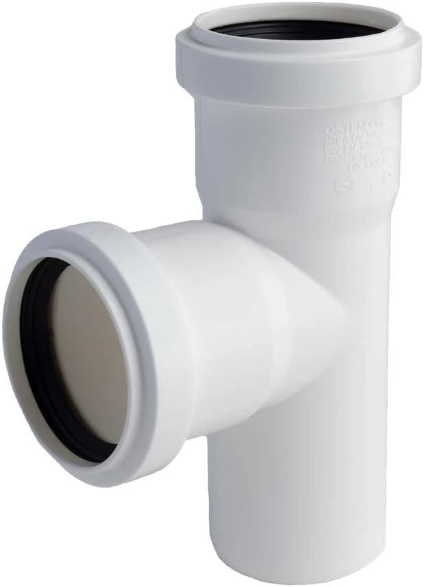 Magnaplast Vidaus kanalizacijos trišakis HTplus, Ø50/50 mm, 87°, baltas