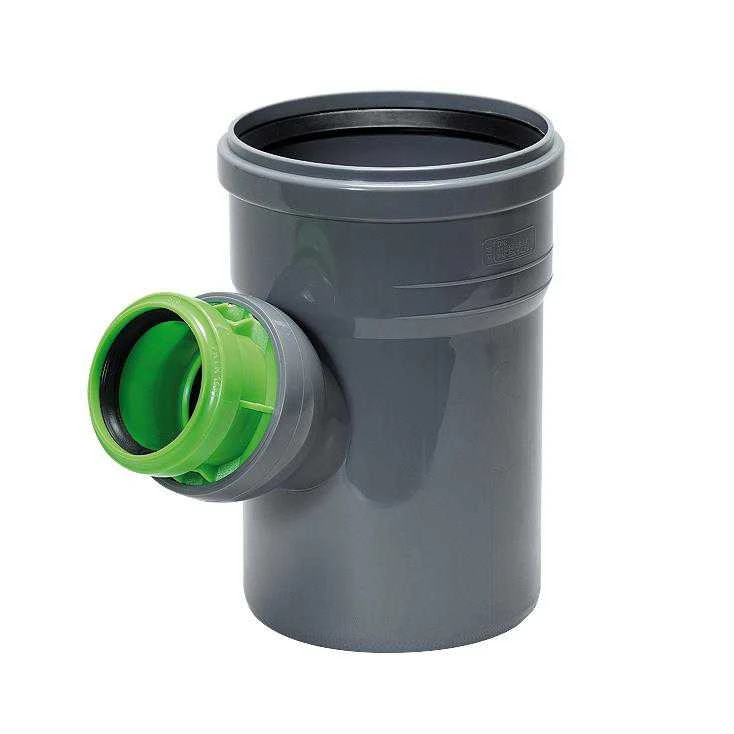 Tycner Paslankus vidaus kanalizacijos trišakis, Ø 50/110 mm, 45-88°
