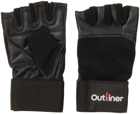Odinės treniruočių pirštinės Outliner SG-1164, juoda, L