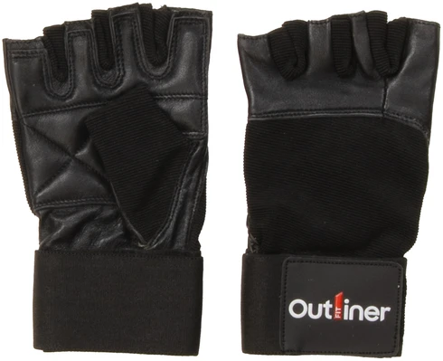 Odinės treniruočių pirštinės Outliner SG-1164, juoda, XL