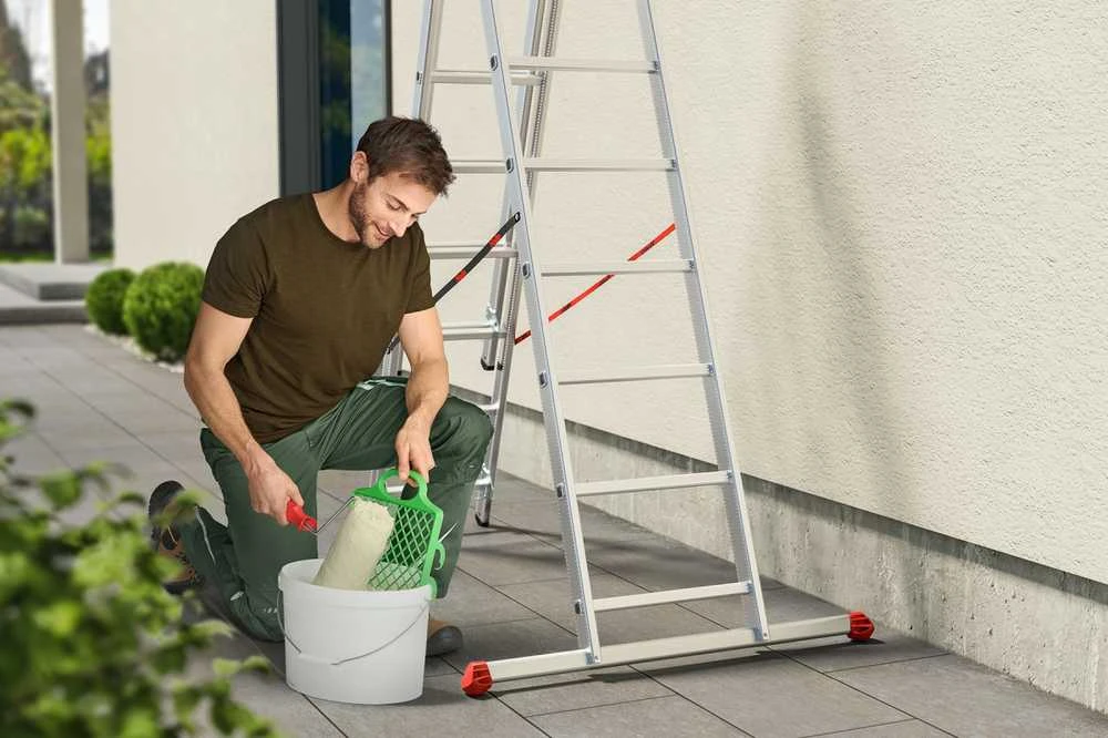 Hailo Hailo trijų dalių ProfiStep kombinuotos kopėčios 263 cm 7309-007