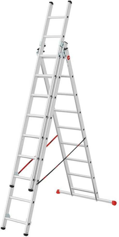 Hailo Hailo trijų dalių ProfiStep kombinuotos kopėčios 263 cm 7309-007