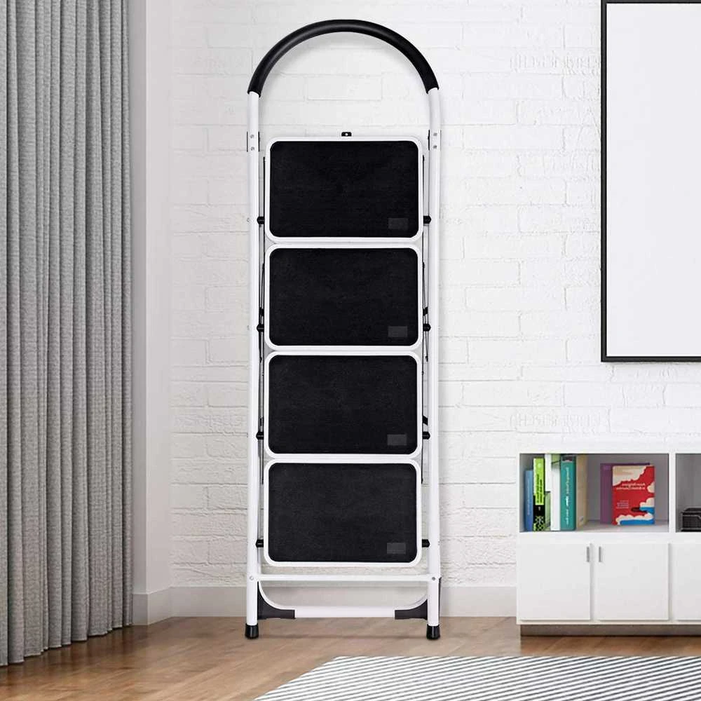 Haushalt 4 STEP STEEL LADDER BL-C104 Baltas