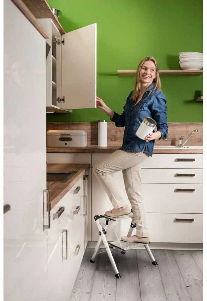 Hailo Kopėčios su 2 laipteliais Mini Comfort, 45cm, aliuminis