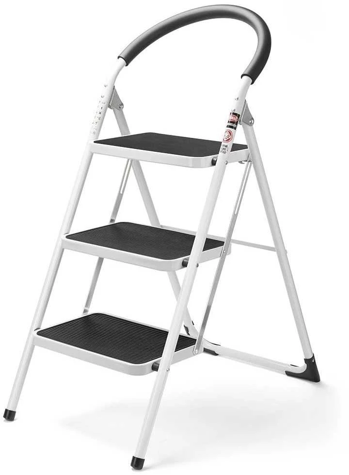 Haushalt Semilac 3 STEP STEEL LADDER BL-C103 Baltas