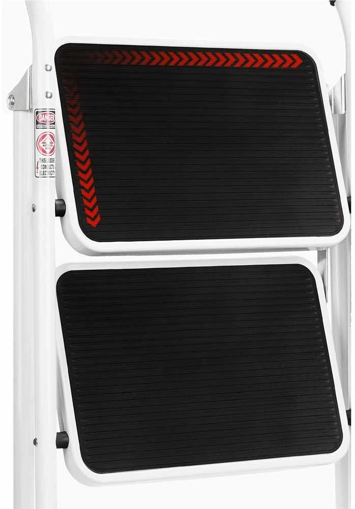 Haushalt 4 STEP STEEL LADDER BL-C104 Baltas