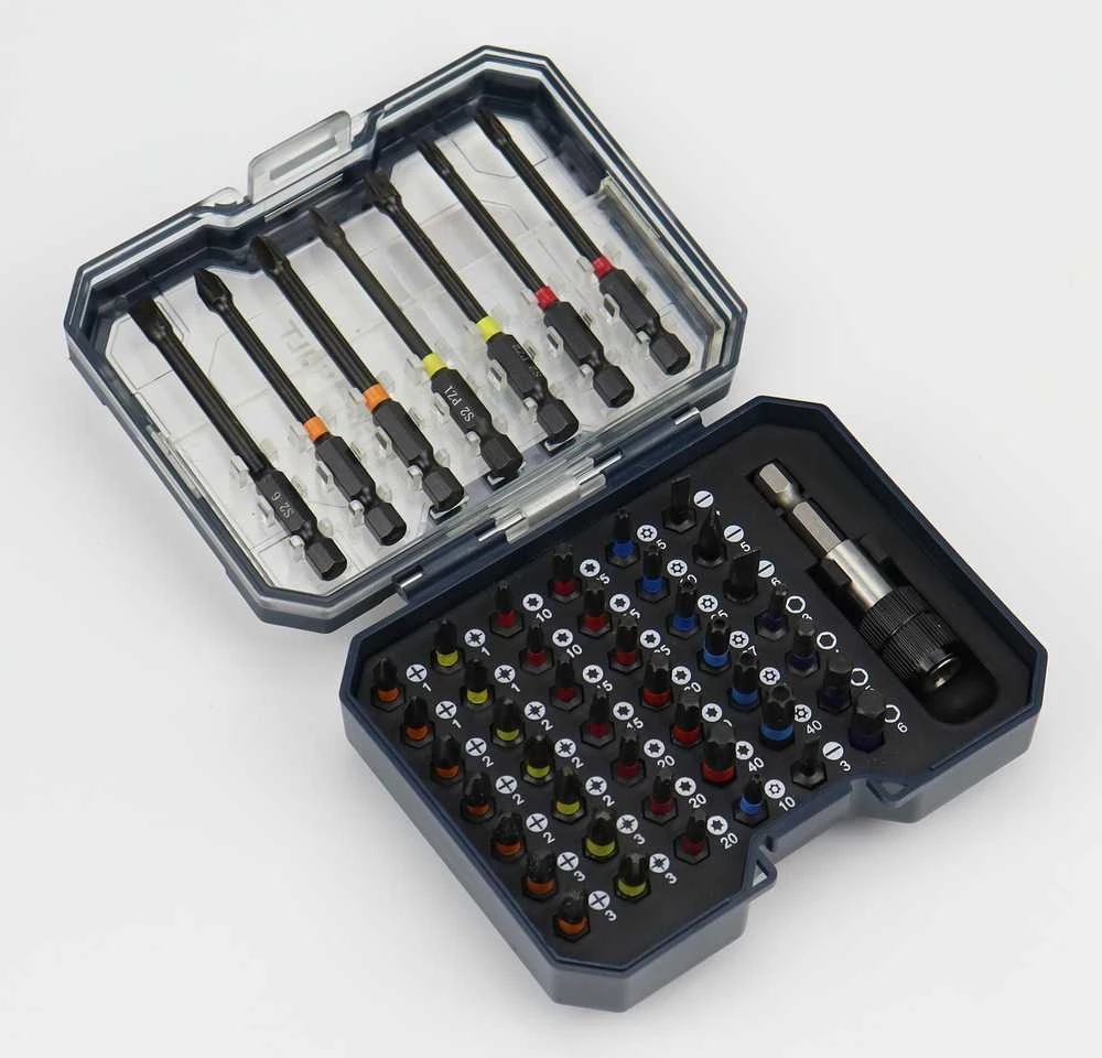 Hazet IMPACT SCREWDRIVER BIT SET HAUSHALT 50PC