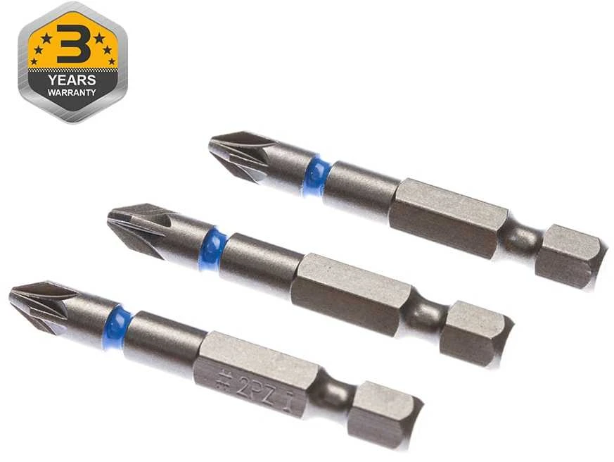 Forte_Tools Smūginiai atsuktuvų antgaliai Forte Tools PZ2, 50 mm, 3 vnt