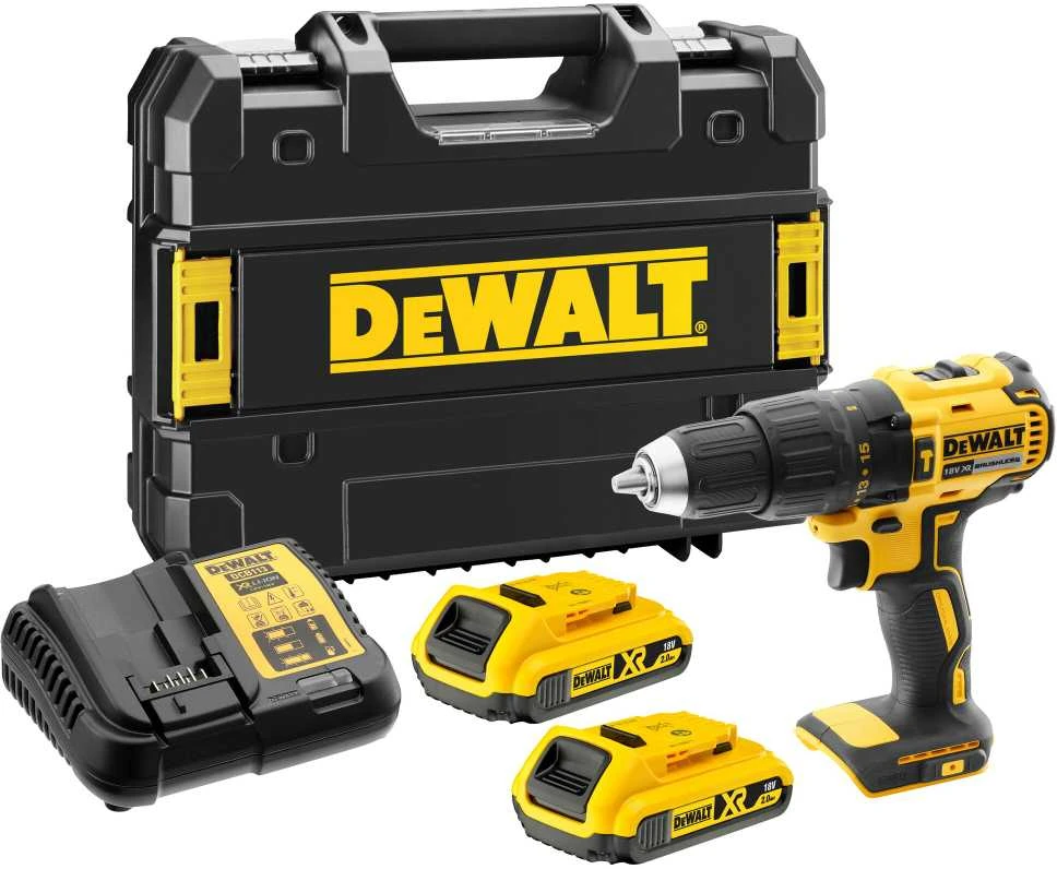 Grąžtas Smūginis gręžtuvas su akumuliatoriumi Dewalt DCD778D2T-QW, 18 V, 2 Ah