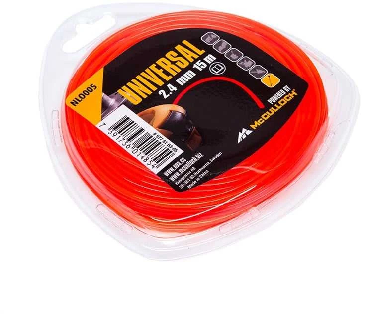 McCulloch Trimerio valas 2.4mm x 15m Apvalus