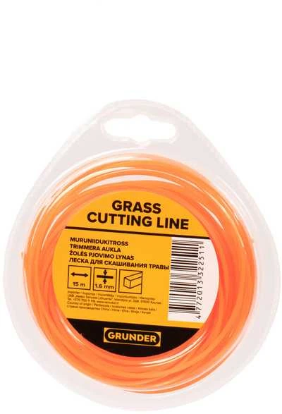 Grunder TRIMMER LINE 1.6MM 15M SQUARE ECO*