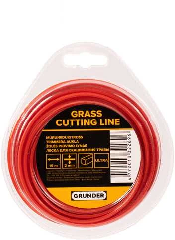 Grunder TRIMMER LINE 2.0MM 15M SQUARE ULTRA