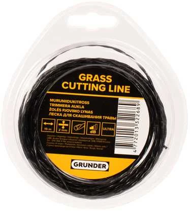 Grunder TRIMMER LINE 2.0MM 15M ELLIPS TWIS ULTRA
