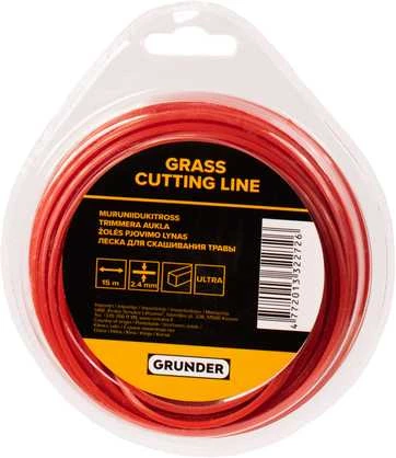 Grunder TRIMMER LINE 2.4MM 15M SQUARE ULTRA