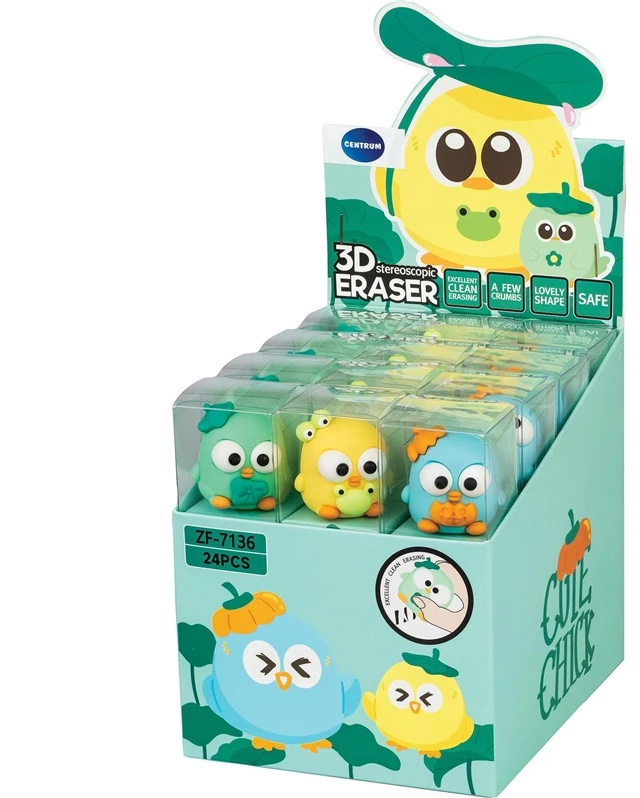 Eraser Centrum. various colours