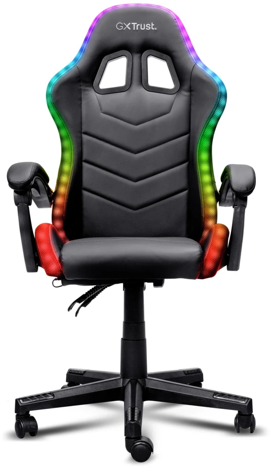TRUST GXT 704 RONIQ RGB juoda žaidimų kėdė