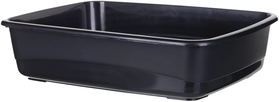 Kačių tualetas Ferplast Nip 10, juoda sp., atviras, 47 cm x 36 cm x 15 cm
