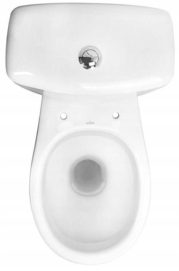 Pastatomas WC Cersanit, Kaskada su dangčiu, vertikalus pajungimas